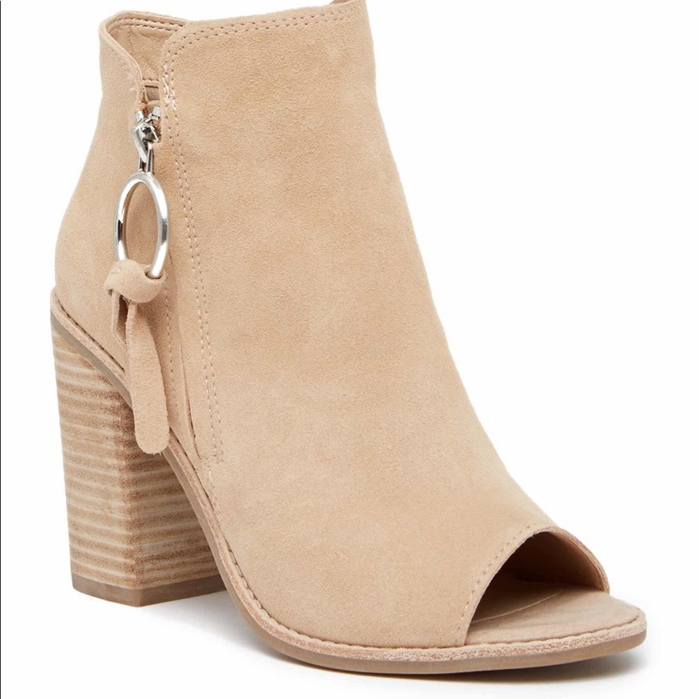 Dolce Vita Luis Suede Open Toed Bootie